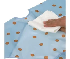 Lassig 2 Baberos con Mangas Happy Smile Blue