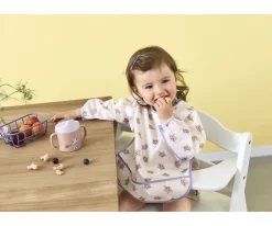 Lassig 2 Baberos con Mangas Tiny Team Cat^ Baberos