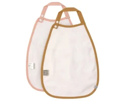 Lassig 2 Baberos Impermeables Extra Grandes Little Mateys Spicy Orange^ Baberos