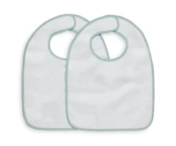 Jollein 2 Baberos Impermeables Snake Soft Green