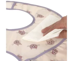 Lassig 2 Baberos Impermeables Tiny Team Cat