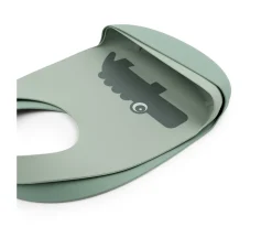 Done by Deer 2 Baberos Silicona Croco Verde^ Baberos