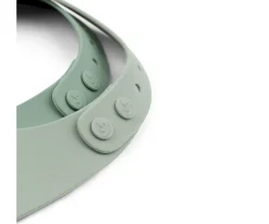 Done by Deer 2 Baberos Silicona Croco Verde^ Baberos