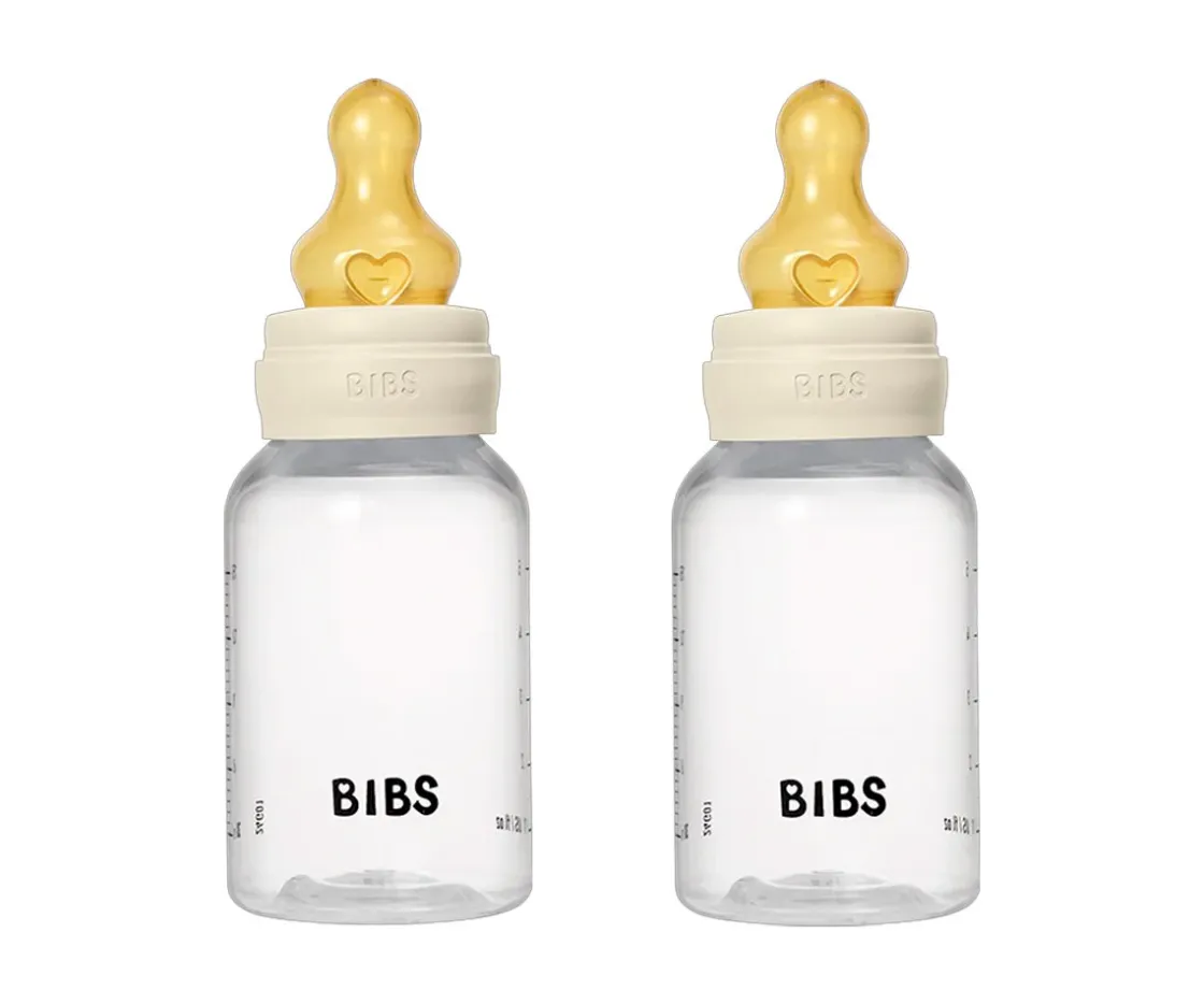 BIBS 2 Biberones Plástico Látex Ivory 150 ml^ Biberones