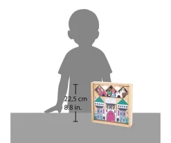 Niños Janod 37 Bloques de Madera Reino Encantado Roads