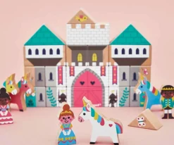 Niños Janod 37 Bloques de Madera Reino Encantado Roads