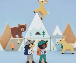 Niños Janod 35 Bloques de Madera Valle Nevado Cross Roads