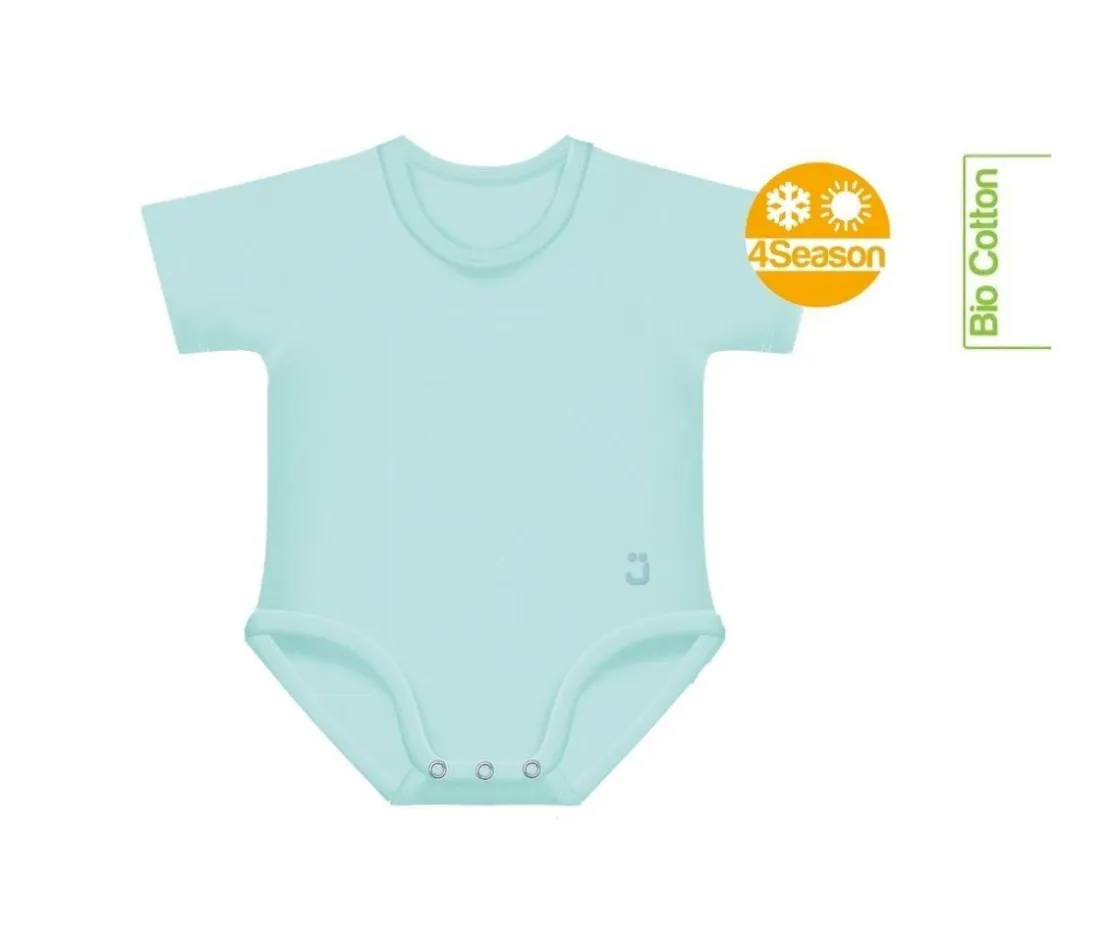 J BIMBI 2 Body Bebé (0-36meses) Manga Corta 4 Season Aqua Green^ Ropa Infantil