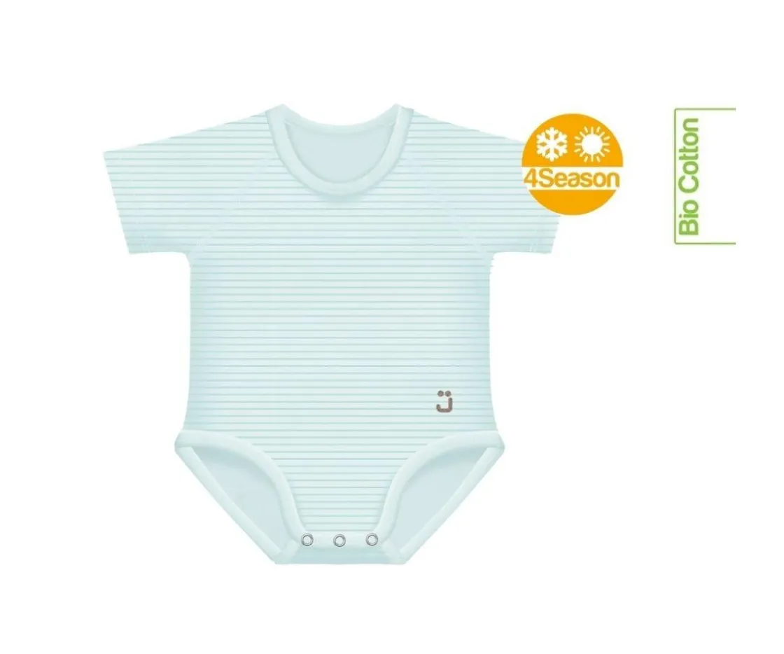J BIMBI 2 Body Bebé (0-36meses) Manga Corta 4 Season Aqua Green^ Ropa Infantil