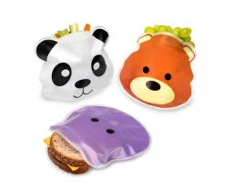 Melii 6 Bolsas Reutilizables Animales^ Bolsas Merienda