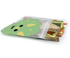 Melii 4 Bolsas Reutilizables Dino + Lion