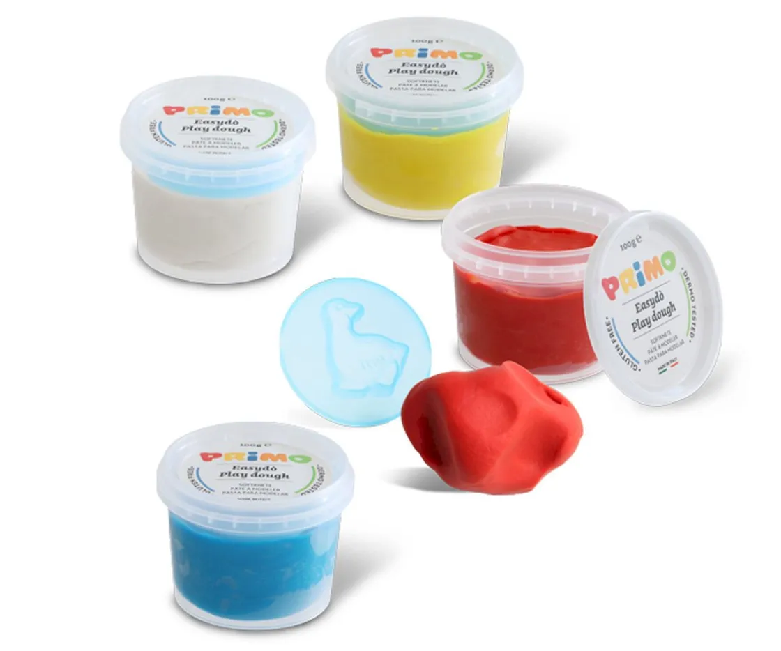Primo 4 Botes de Pasta de Modelaje Easydò^Niños Manualidades Para Niños