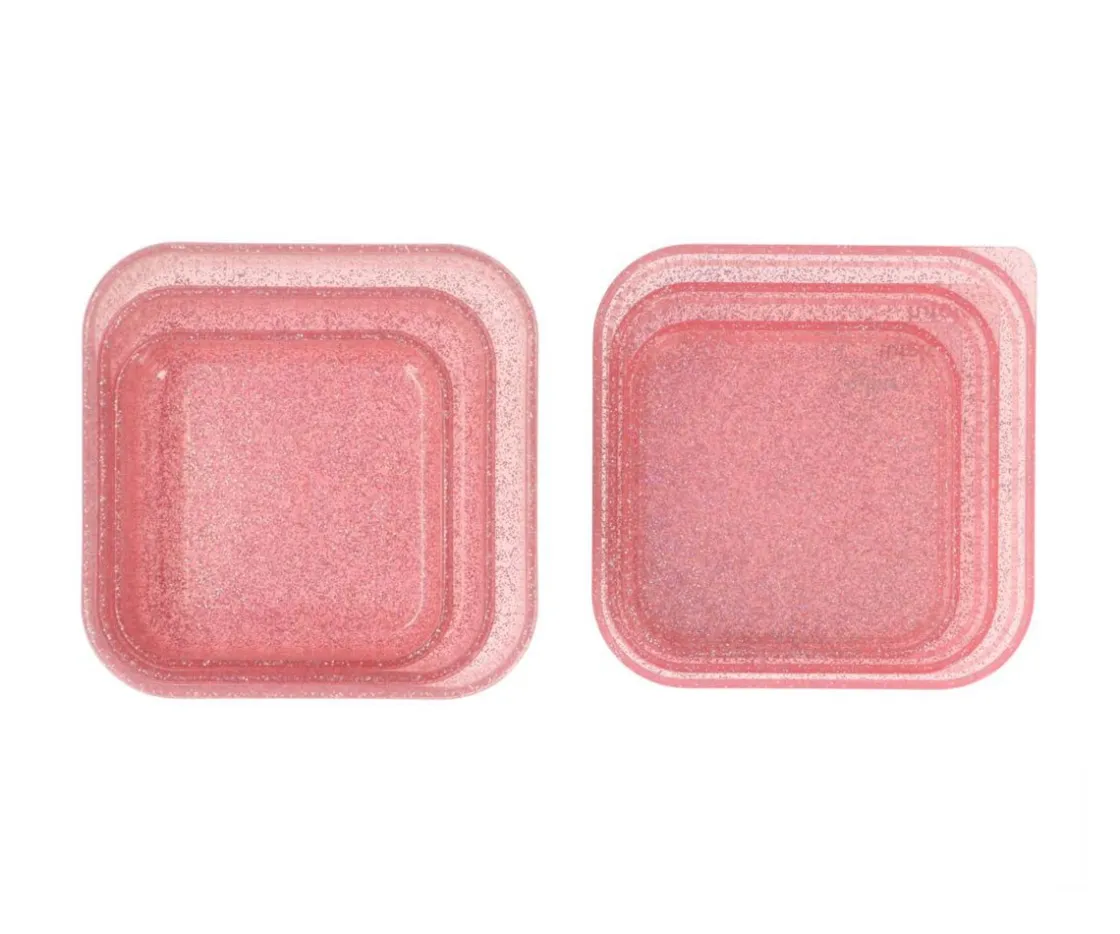 Tutete 3 Cajas Almuerzo Glitter Gloss