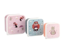 Tutete 3 Cajas Almuerzo Fantastic Girl