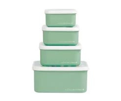 A Little Lovely Company 4 Cajas de Almuerzo Joy^ Fiambreras Infantiles