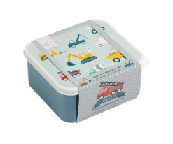 A Little Lovely Company 4 Cajas de Almuerzo Vehicles^ Fiambreras Infantiles