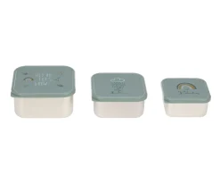 Lassig 3 Cajitas Almuerzo Acero Garden Explorer