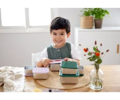 Lassig 3 Cajitas Almuerzo Acero Happy Lavender^ Cajas De Almuerzo