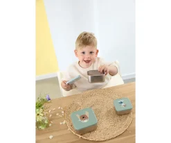 Lassig 3 Cajitas Almuerzo Acero Tiny Team Dog