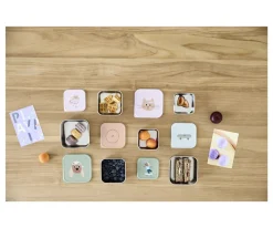 Lassig 3 Cajitas Almuerzo Acero Tiny Team Dog