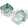 Done by Deer 3 Cajitas Almuerzo Happy Clouds Green^ Cajas De Almuerzo