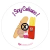 Tutete 1 Chapa Soy celíaco^ Chapas Personalizadas