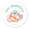 Tutete 1 Chapa Soy Diabético^ Chapas Personalizadas