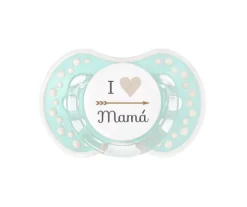 LOVI 1 Chupete Personalizado Corazón Verde