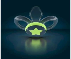 Dentistar 2 Chupetes Anatómicos Day & Night Azul y azul con estrella^ Chupetes Con Diseños