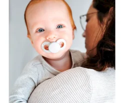 Dentistar 2 Chupetes Anatómicos Day & Night Yellow and Spiral^ Chupetes Con Diseños