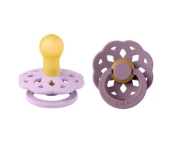 BIBS 2 Chupetes Boheme Violet Sky/Mauve^ Chupetes Con Diseños