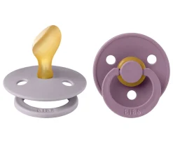 BIBS 2 Chupetes Colour Anatómica Fossil Grey/Mauve^ Chupetes Con Diseños