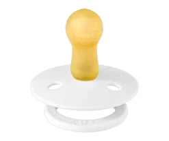 BIBS 2 Chupetes Colour Round White/Baby Blue^ Chupetes Con Diseños