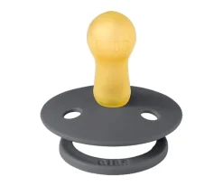 BIBS 2 Chupetes Colour Round Vainilla/Iron^ Chupetes Con Diseños