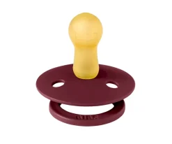 BIBS 2 Chupetes Colour Round Dusty Pink/Elderberry^ Chupetes Con Diseños