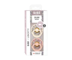 Bibs Liberty 2 Chupetes BIBS Colour Round Liberty Eloise Blush Mix^ Chupetes Con Diseños