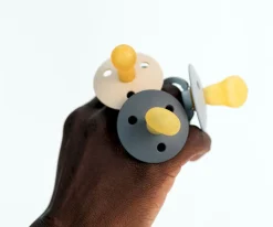 BIBS 2 Chupetes Colour Simétrica Ivory/Blush^ Chupetes Con Diseños