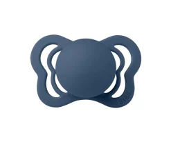 BIBS 2 Chupetes Couture Cloud/Steel Blue Silicona^ Chupetes Con Diseños