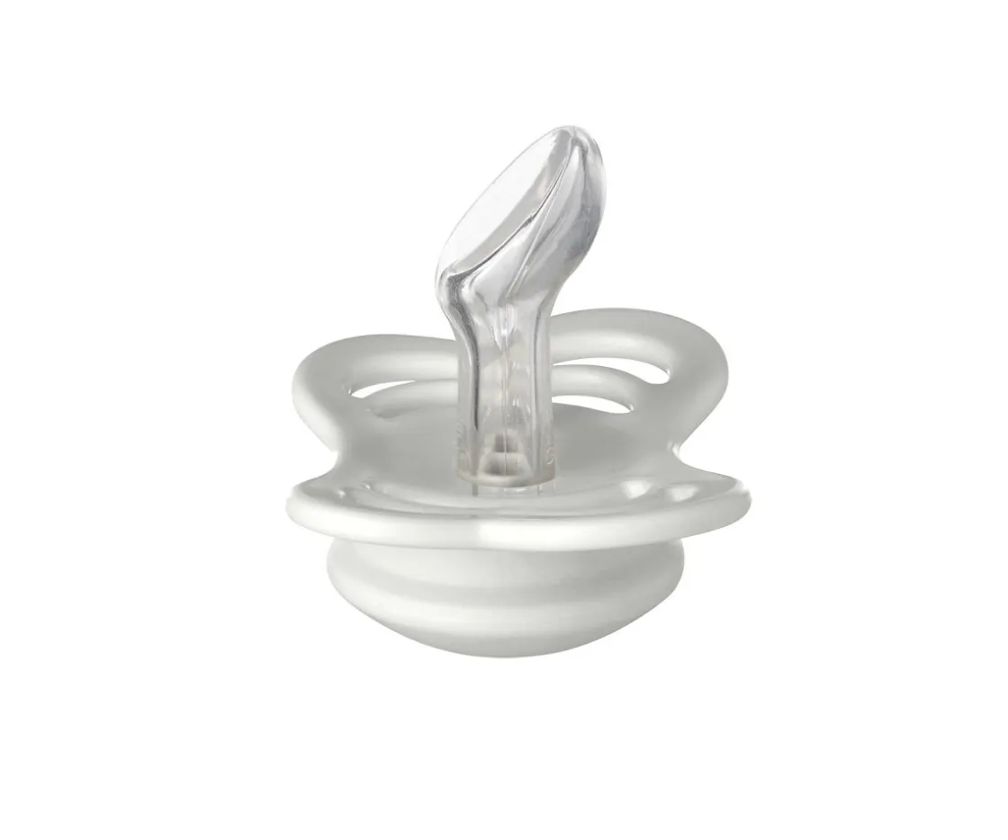 BIBS 2 Chupetes Couture Haze/Caramel Silicona^ Chupetes Con Diseños