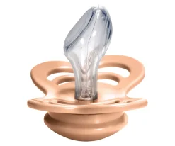 BIBS 2 Chupetes Couture Peach/Woodchuck Silicona^ Chupetes Con Diseños