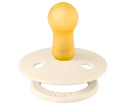 BIBS 2 Chupetes Studio Colour Round Pin Ivory Vanilla Mix^ Chupetes Con Diseños
