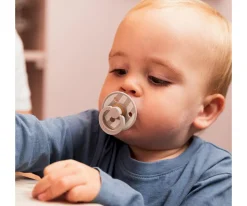 BIBS 2 Chupetes Studio Colour Round Block Sand Mix^ Chupetes Con Diseños