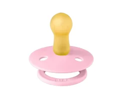 BIBS 2 Chupetes Studio Colour Round Block Baby Pink Coral Mix^ Chupetes Con Diseños