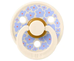 BIBS 2 Chupetes Studio Colour Round Jasmine Ivory Mix^ Chupetes Con Diseños