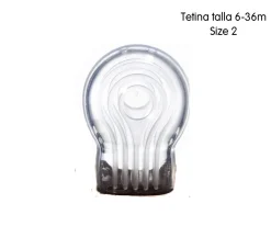 BIBS 2 Chupetes Supreme Cloud/Black Silicona^ Chupetes Con Diseños