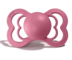 BIBS 2 Chupetes Supreme Coral/Ruby Látex^ Chupetes Con Diseños