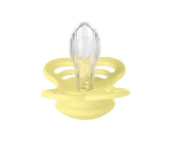 BIBS 2 Chupetes Supreme Desert Sand/Sunshine Silicona^ Chupetes Con Diseños