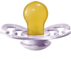 BIBS 2 Chupetes Supreme Heather/Dusky Lilac Látex^ Chupetes Con Diseños