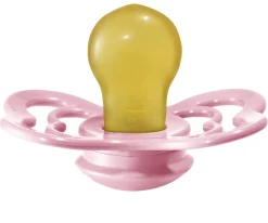 BIBS 2 Chupetes Supreme Ivory/Baby Pink Látex^ Chupetes Con Diseños