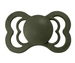 BIBS 2 Chupetes Supreme Sage/Hunter Green Látex^ Chupetes Con Diseños